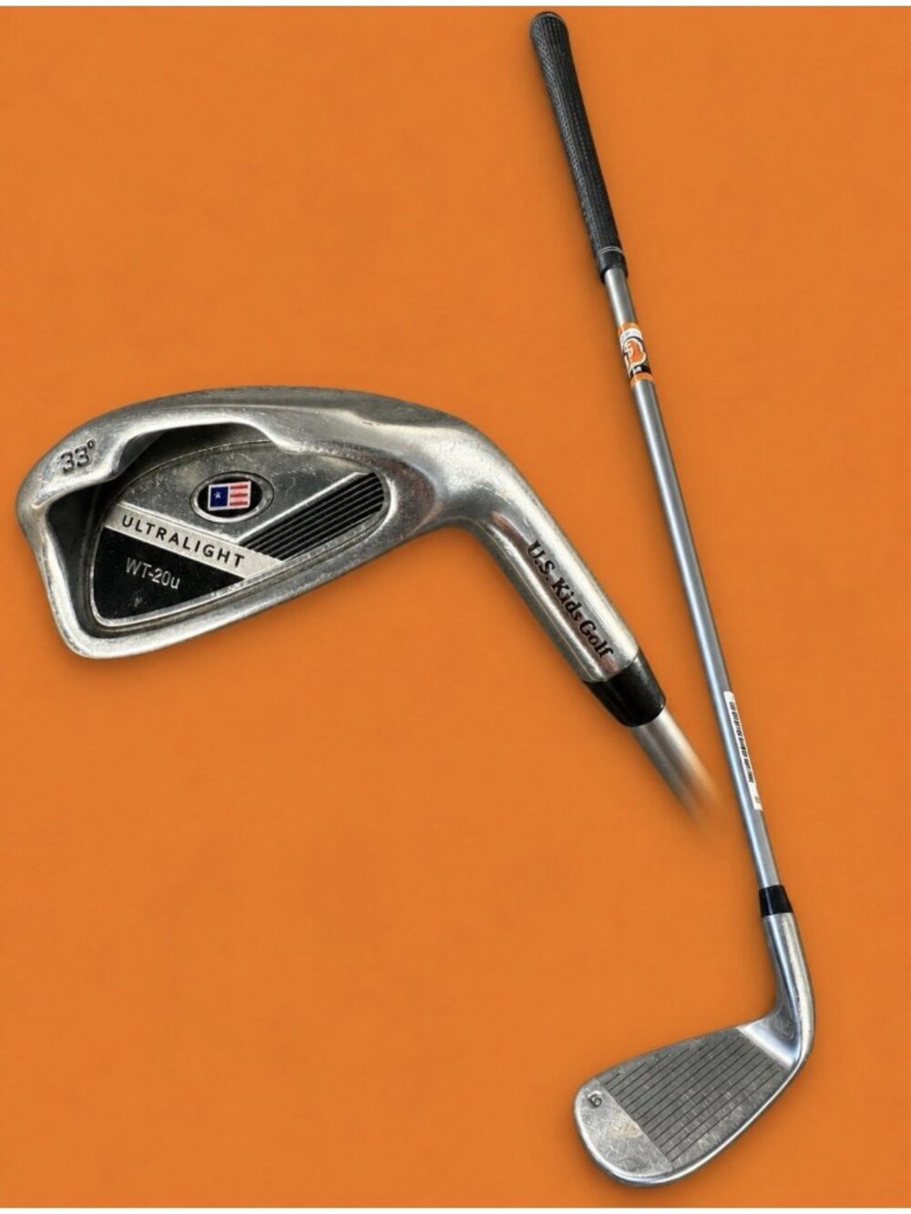 U.S. Kids Golf Ultralight WT-20u 6 Iron 33° Youth Golf Club RH 31.5”